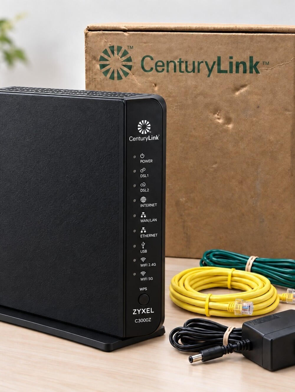 Century Link C3000Z AC2200 DSL Fiber Bonding Gateway Wireless Modem WiFi Router